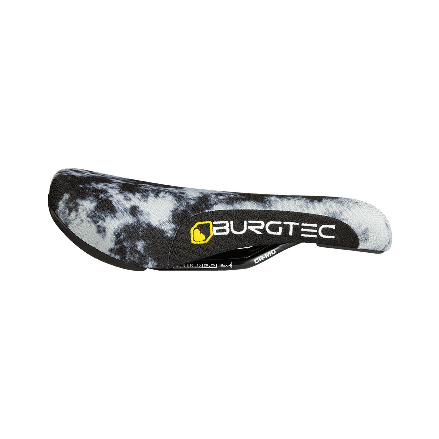 Burgtec The Cloud Boost Saddle, Cromo/Plastic Base – Acid Wash