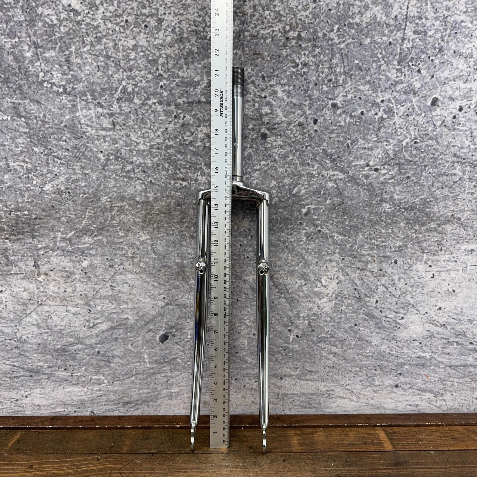 Vintage Raleigh 21.1 Mountain Bike Fork 1 In Threaded 26in Canti Chrome Steel