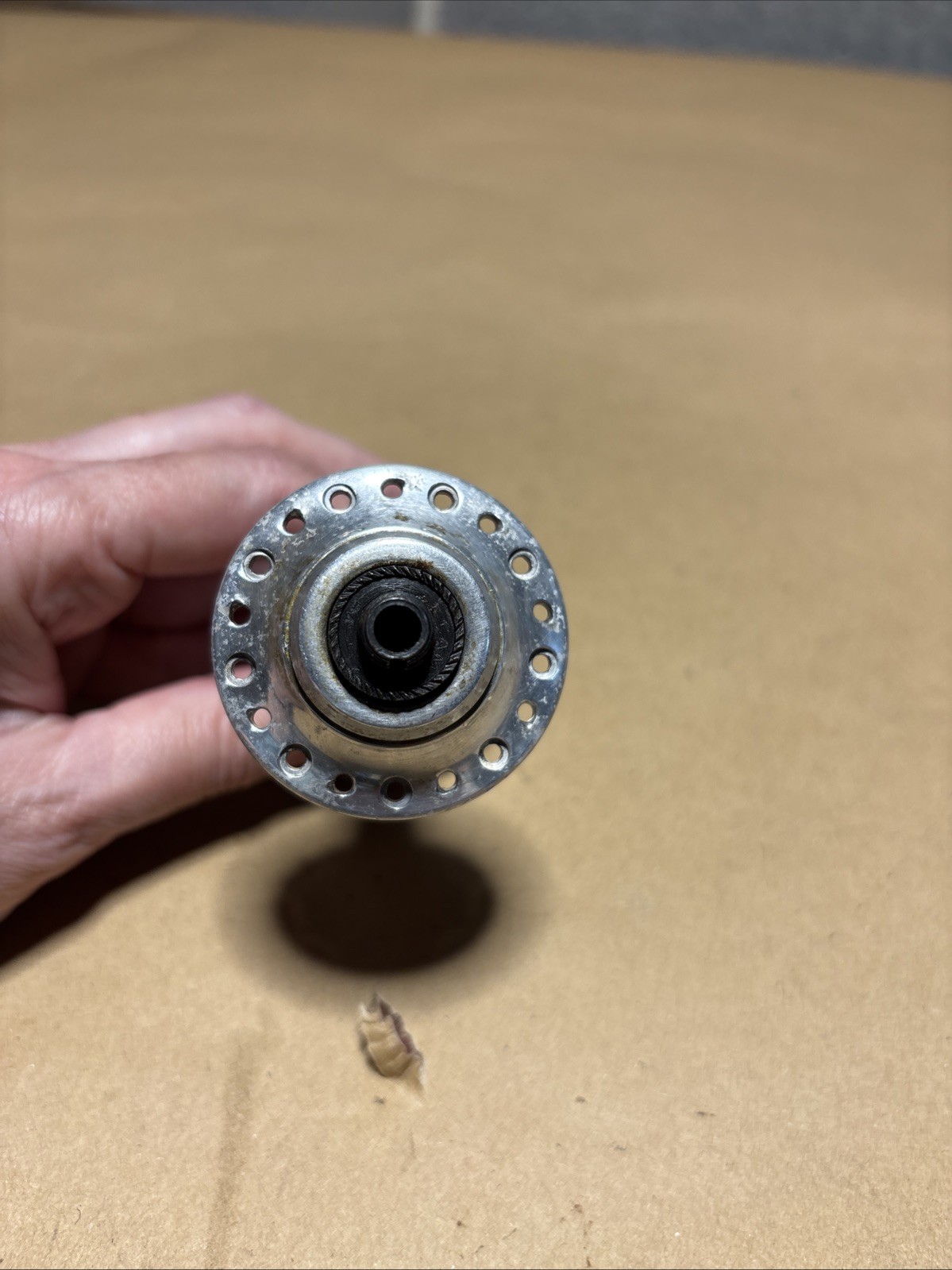 Campagnolo C-Record Era Low Flange Front Hub 36H 100mm Spacing Vintage Leroica