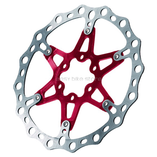 XON Lightweight Ultra Stiff Disc Rotor 160mm BIKE Red /usps