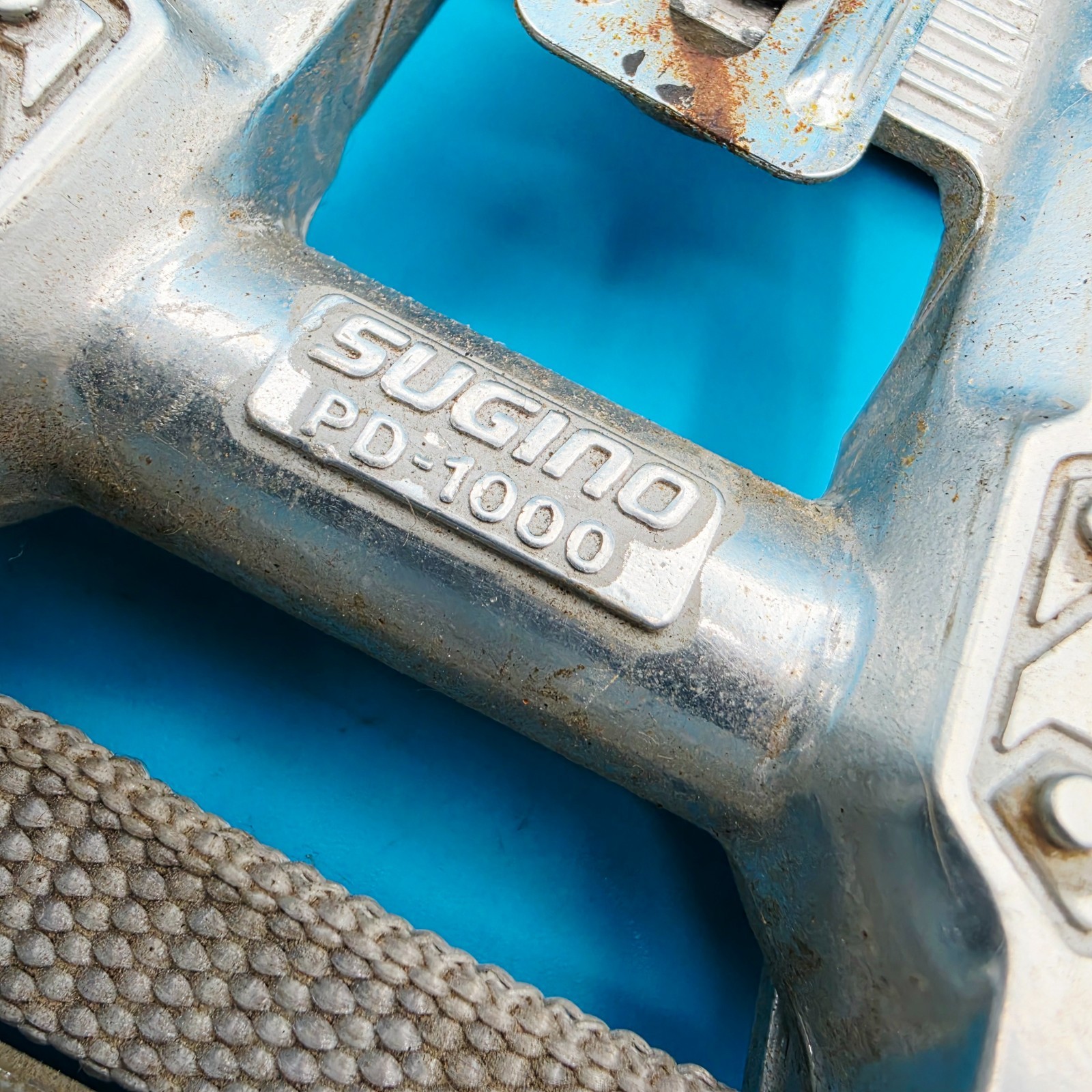 Sugino PD-1000 Toe Clip & Strap Pedal Set Fixie Road Bike Pedals JAPAN f29