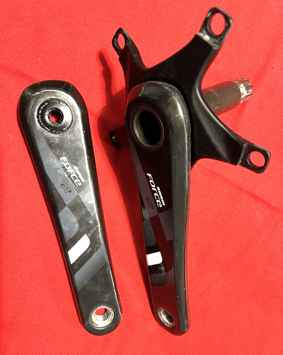 SRAM Force 22 Crank Arms Only 170mm 11-Speed 130 BCD GXP Spindle Interface