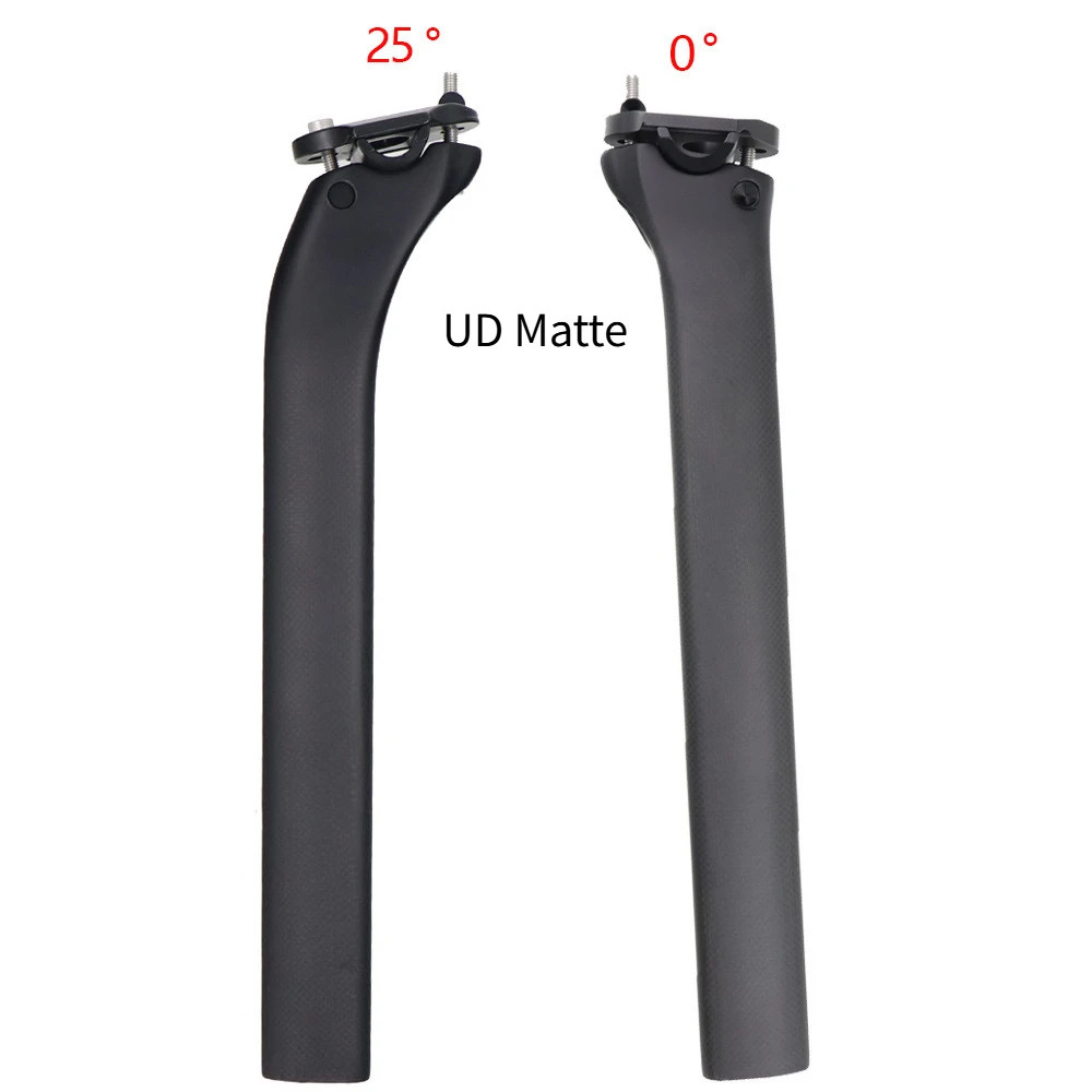 350mm Road Bike Carbon Fiber Seat Tube 0 25 Degrees for F12 / F10 / F8