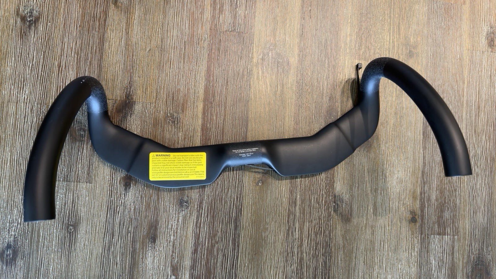 Profile Design Canta Race 39cm Carbon Aero Road Handlebars 31.8mm