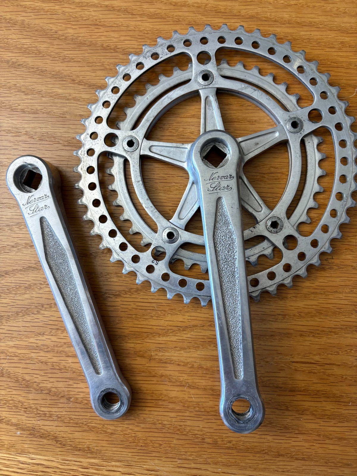 Nervar Star crankset and bottom bracket, Italian threading