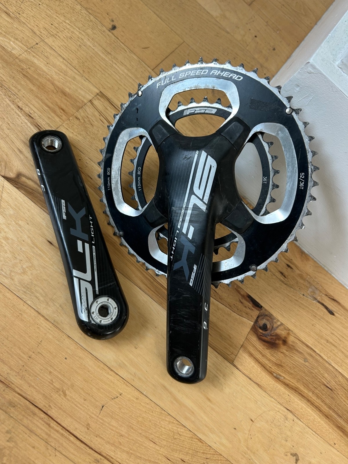 FSA SL-K Light Carbon Crankset – Black 175 L