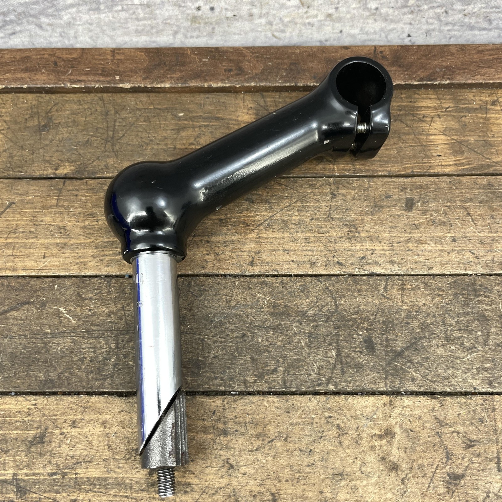 Vintage Ross .833 Quill Stem 25.4 Clamp 21.1 Black MTB Japan Handlebar