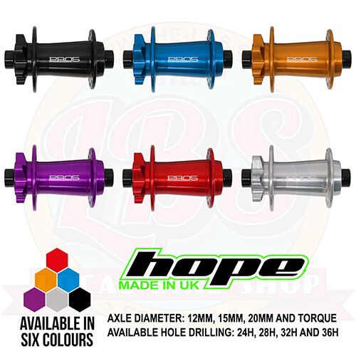 Hope Pro 5 Front Boost 6 Bolt / Centerlock CL Hub 110mm Width All Options – New