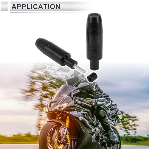 8mm M8 Motorcycle Slider Frame CNC Aluminum Alloy Anti Crash Protector Black