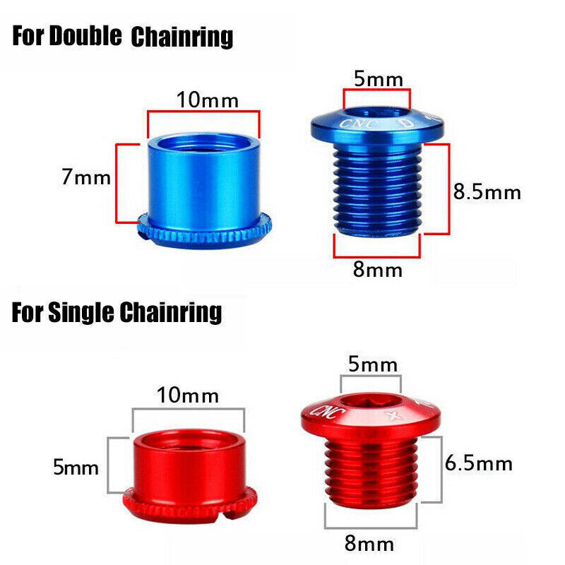 Litepro Bike Chainring Bolts AL7075 Single/Double/Triple Speed Chainwheel Screw