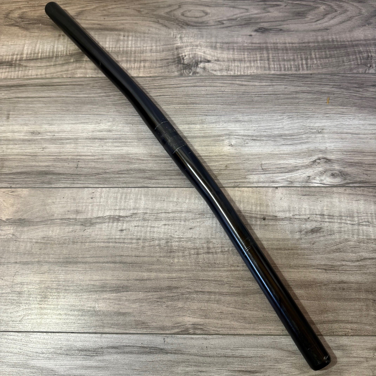 Vintage 90s ZOOM 170 Handlebar 25.4 Silver 560mm Black Aluminum