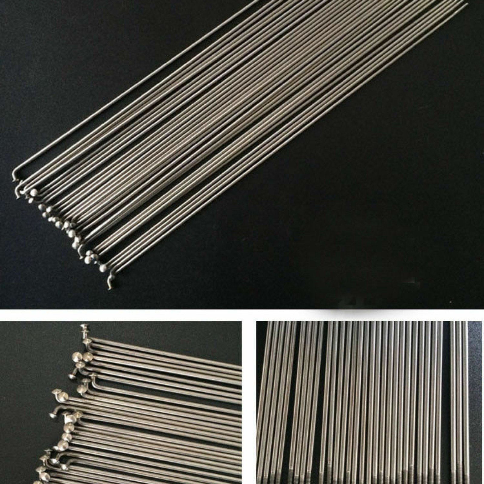 HOT! 36Pcs Titanium Alloy Bicycle Wheel Bicycle Spokes Can Be Customized Length