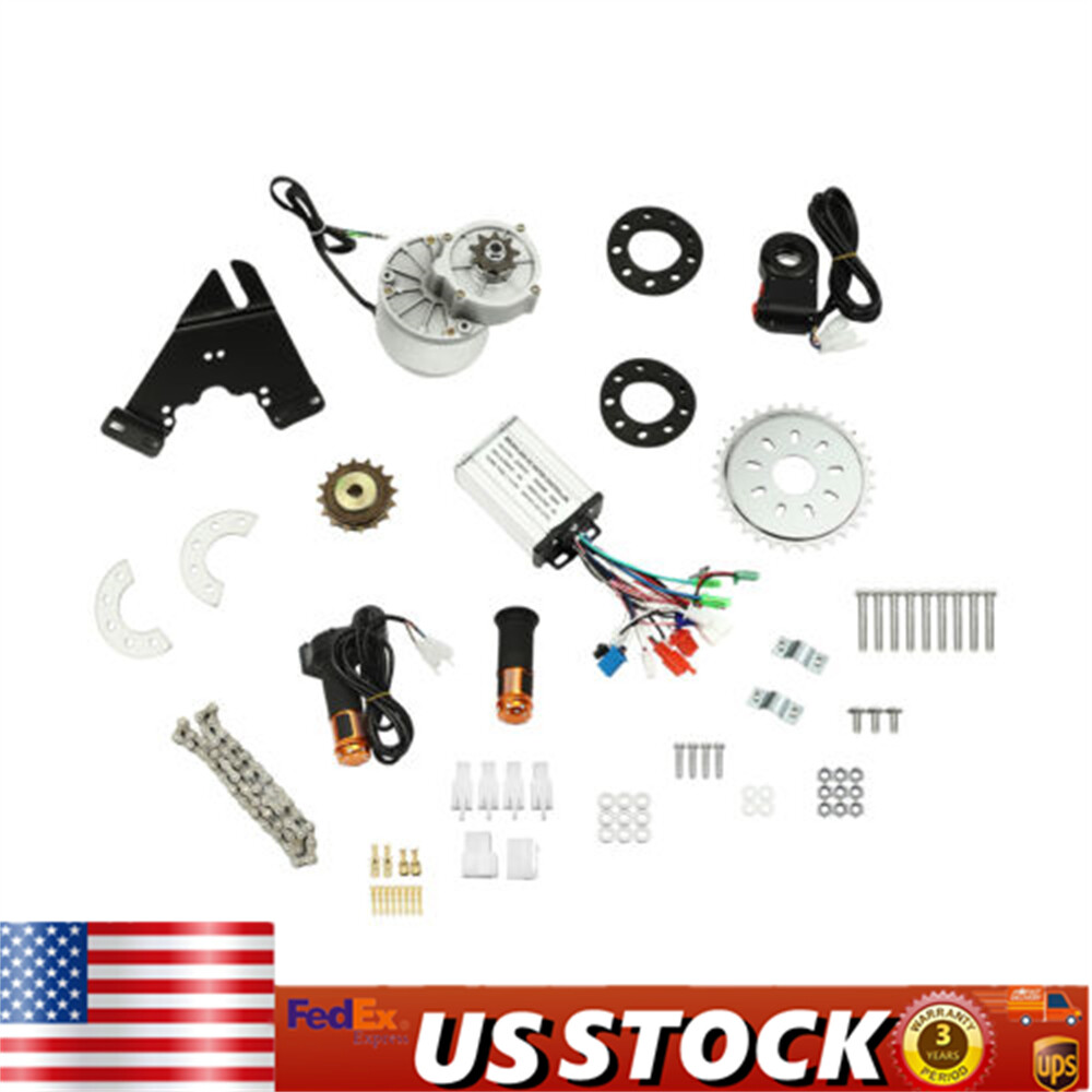 350W 36V DC Digital Electric Bicycle Brushless Motor Kit E-Bike Conversion Set
