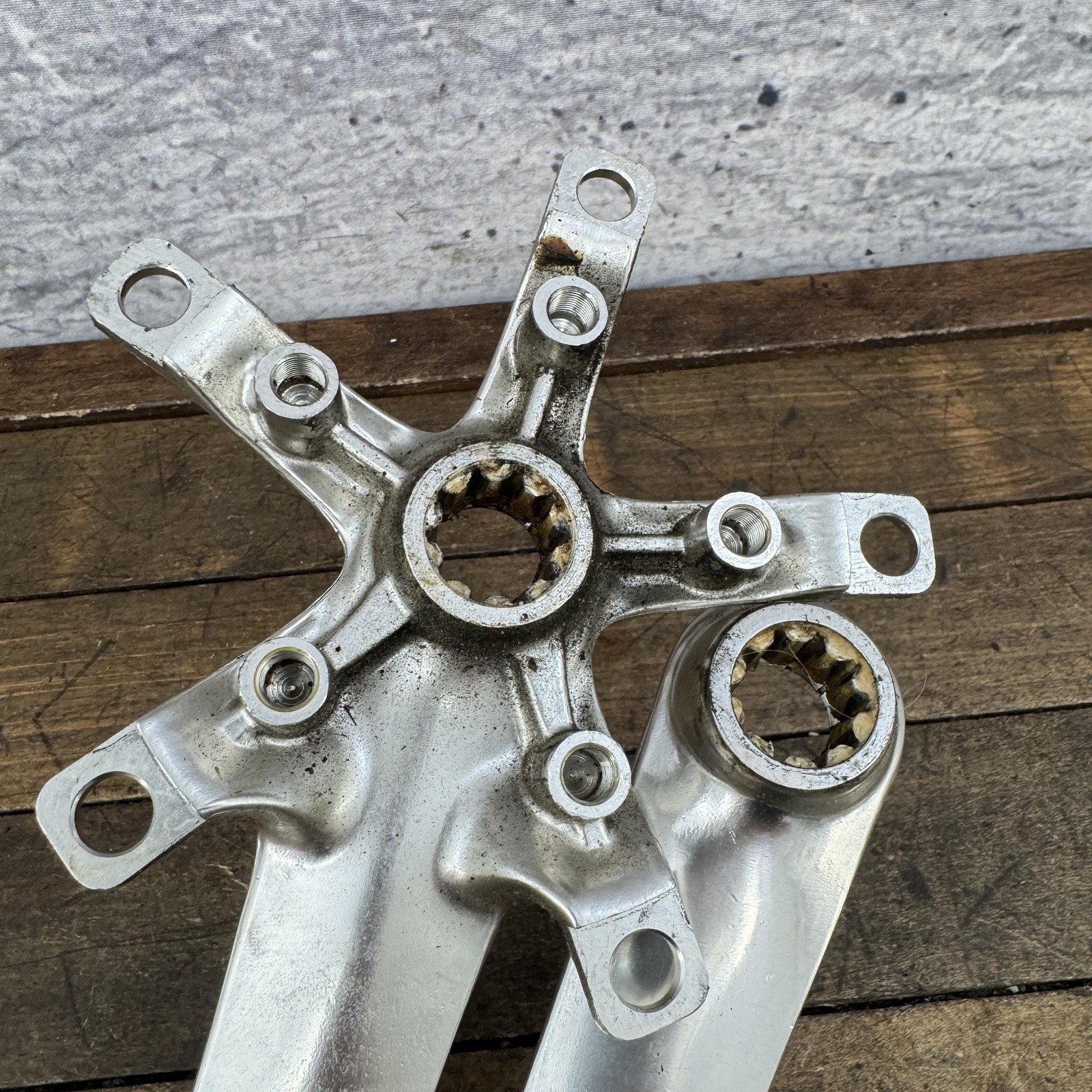 Bontrager Race ISIS Drive Crank Set 175mm 130 BCD SPLINE BB Arms Only
