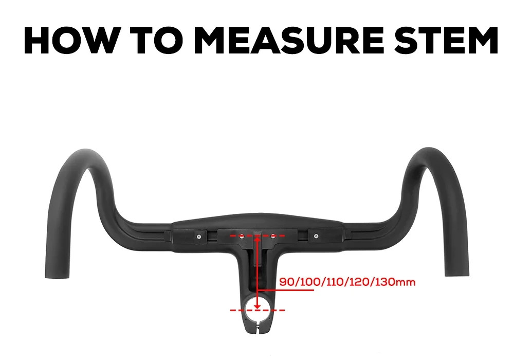 -11° Carbon Fiber Integrated Road Bike Handlebar Width 390/400/420/430mm