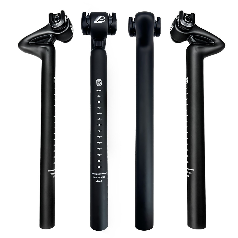 BALUGOE Full Carbon Fiber Seatpost Shock Absorbing MTB Road Bike Post