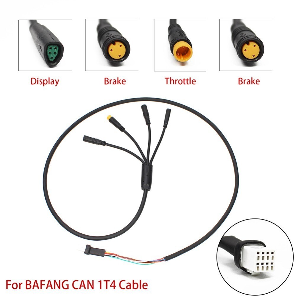 For Bafang M400 G330 G510 M620 Can/Uart Protocol E-bikeTorque Motor 1T4 Cable