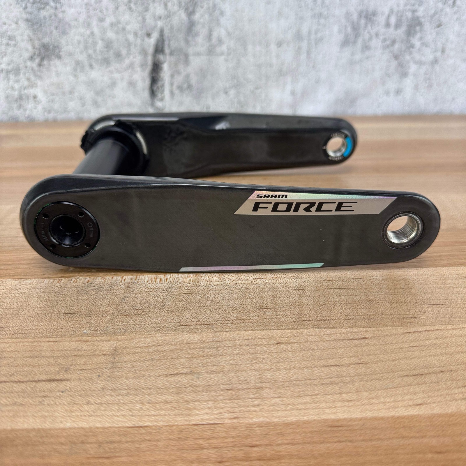Low Mile! SRAM Force E1 160mm Carbon 8-Bolt Crankset Crank Arms DUB Spindle