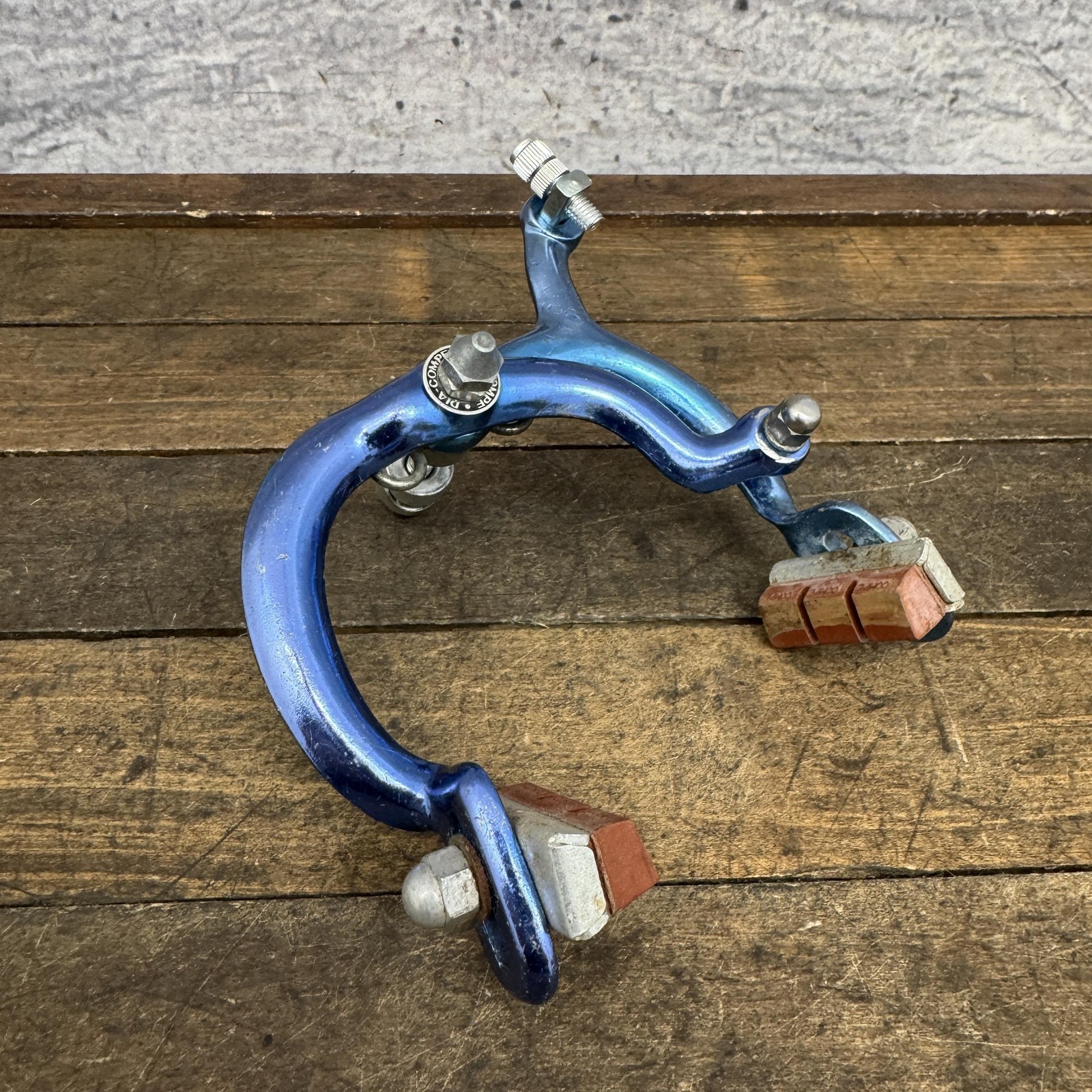 Vintage 1020 Side Pull Caliper Brake Blue Single BMX Road Bike 80s