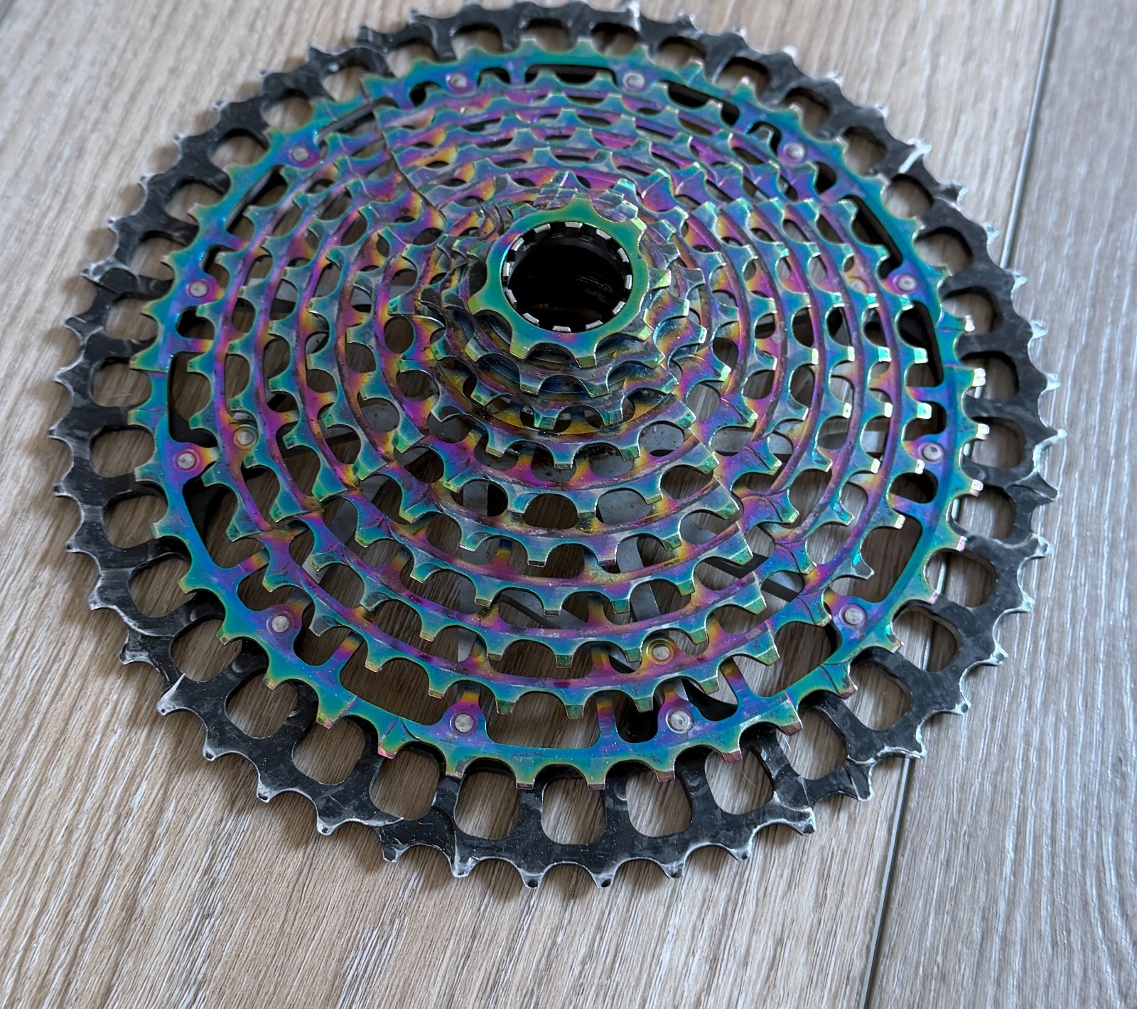 ZTTO Super Light 11 Speed XD Cassette 9-50T Rainbow CNC Black