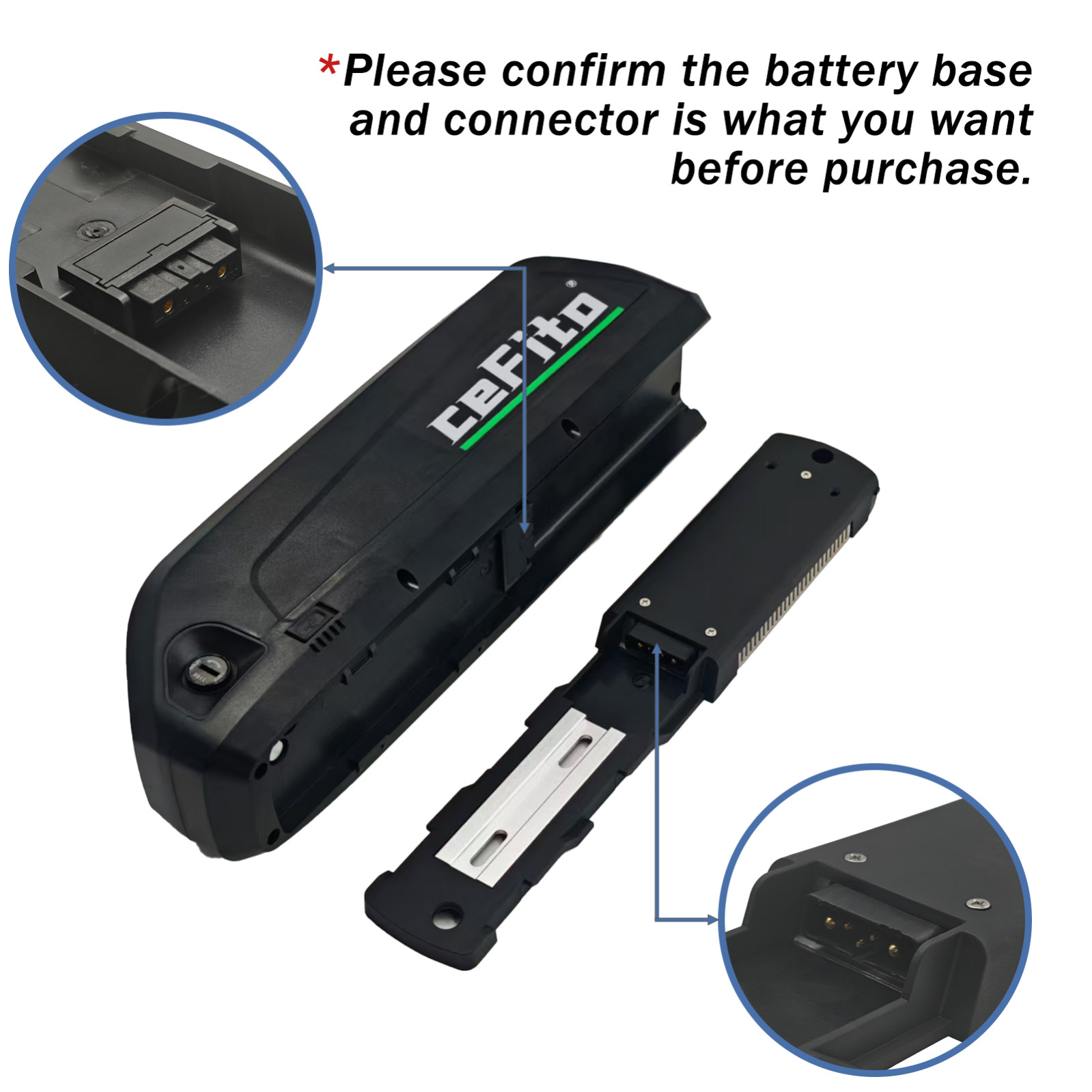 48V 10Ah 0-1000W Hailong Ebike Battery 48V Electric Bike Lithium Battery Pack