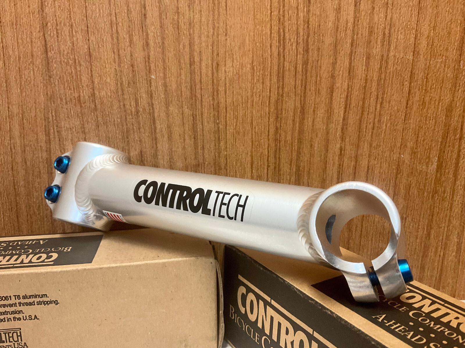 NOS Vintage CONTROLTECH USA AHEAD stem 150 1″ inch Limited Full Aluminum Bi-Color