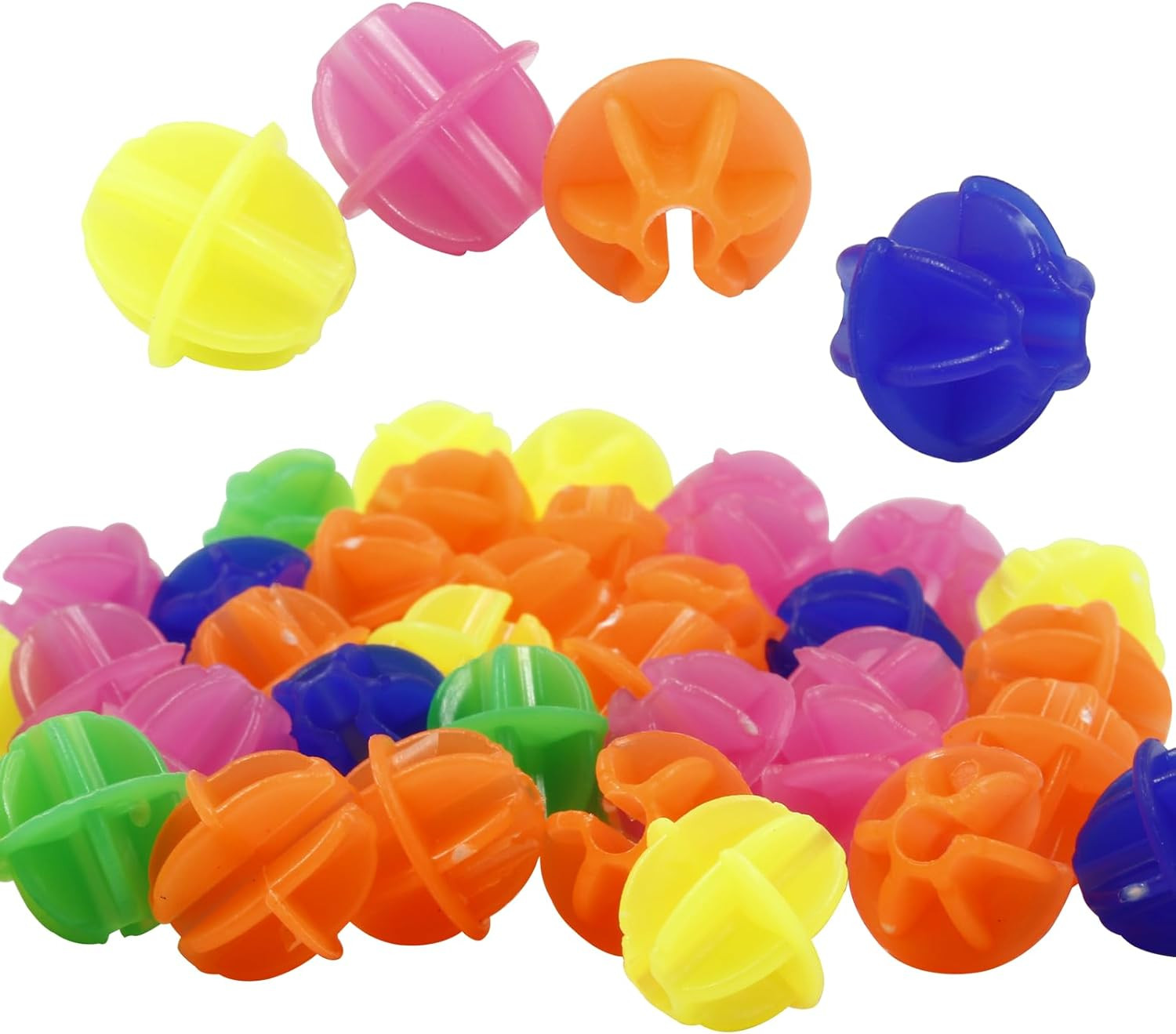 216PCS Bicycle Spoke Beads Assorted Color Plastic Clip Beads Spoke Dec…
