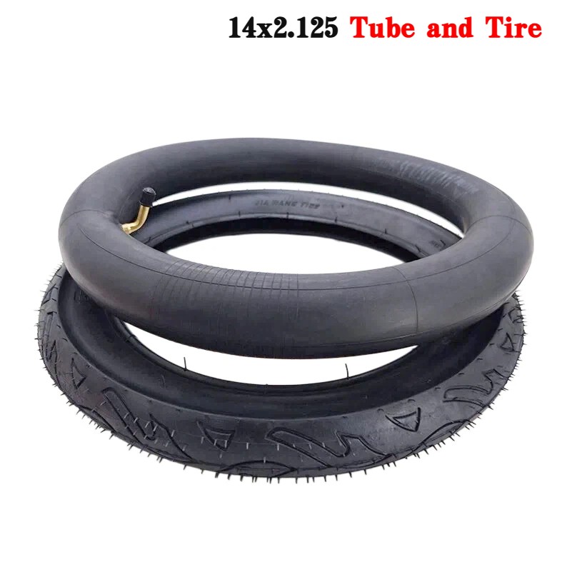 14 inch 14×2.12 outer tire inner tube suitable for electric bicycles