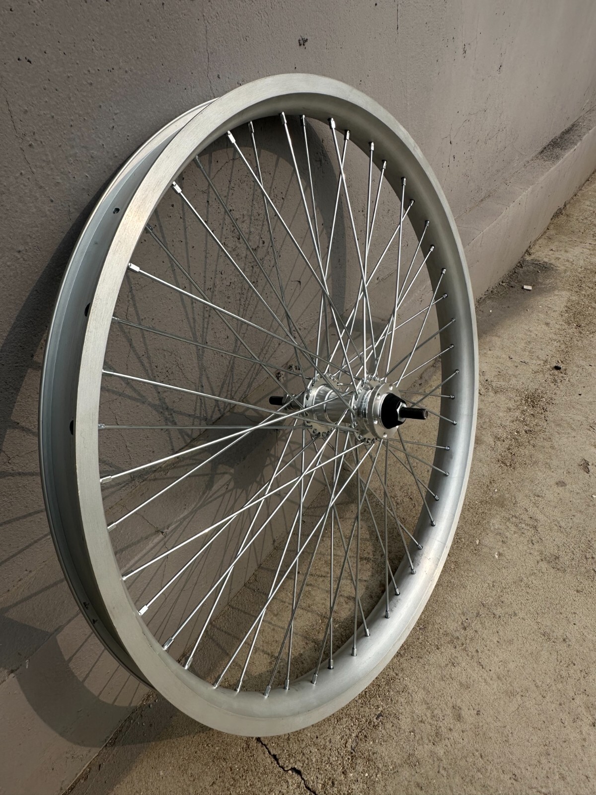 26″x1.85″ Bike Wheel Rim Front & Rear 48x12G & Freewheel &28T Disc Brake Adapter
