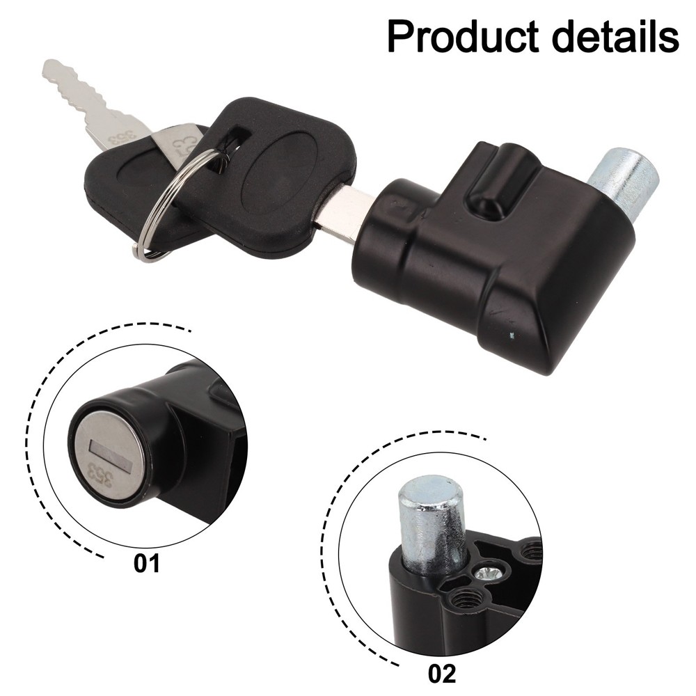 Bike Battery Lock For Ebike Battery Security Power Lock & Key Battery Case Lock
