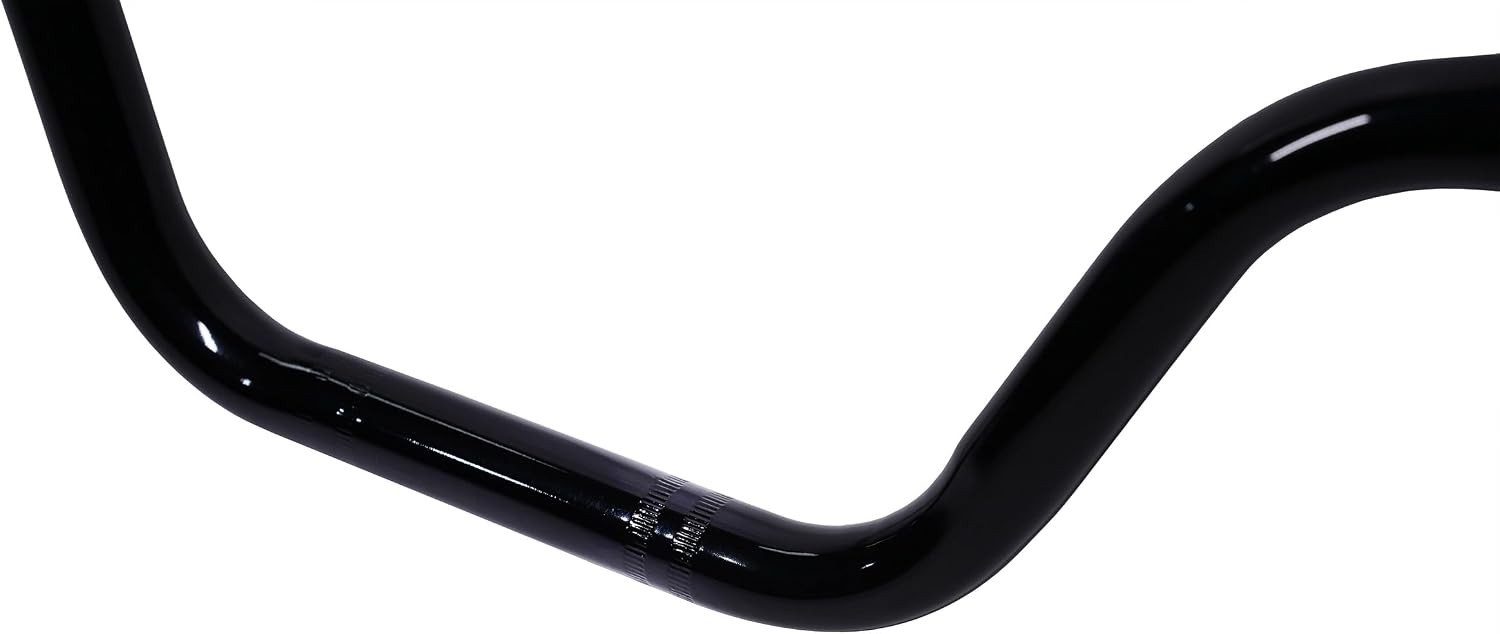 Black 7/8» Alloy Steel Mini Bike Handlebars for Coleman & Motovox Models