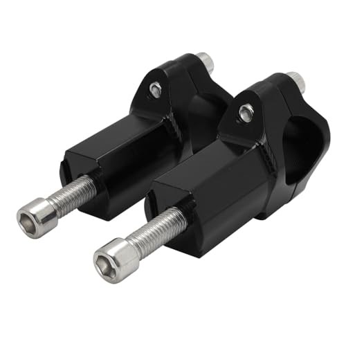 Dirt Bike Handlebar Riser,Motorcycle Handlebar Risers Bar Mounts Clamps black