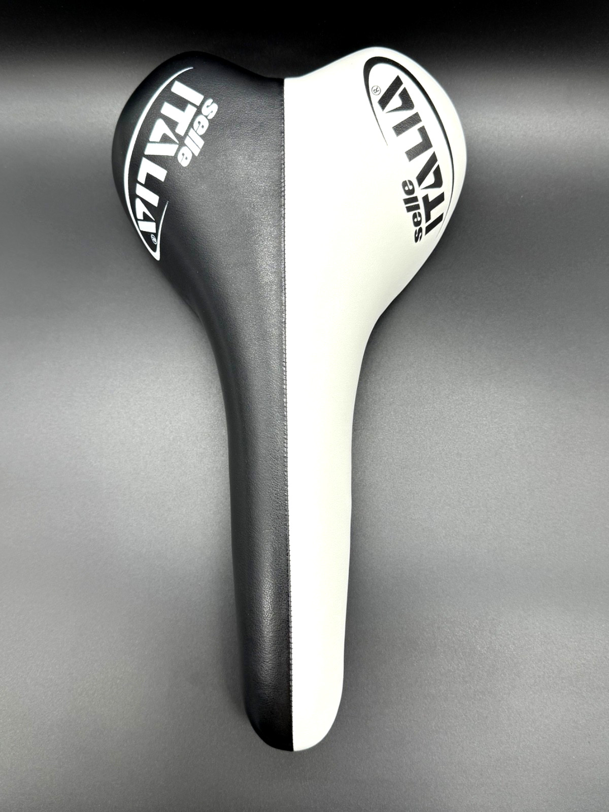 NOS Selle Italia Turbomatic White Black Bike Saddle Carbon Rails 2009