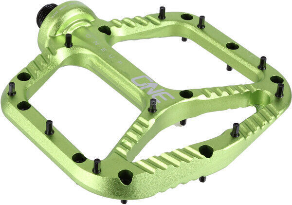 OneUp Components Aluminum Platform Pedals, Green