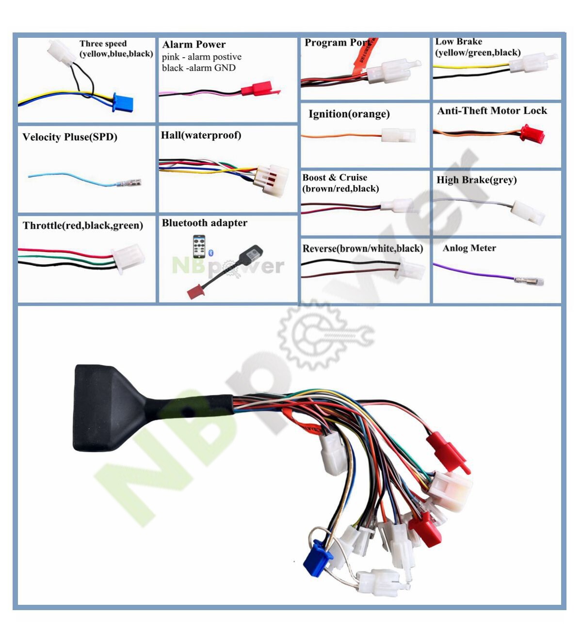 QS138-C 90H 4000W V3 Mid Drive Motor with Internal Gear Box 1:2.35 Ratio