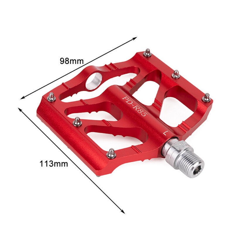 PROMEND Aluminum Flat Bicycle Pedal Wide MTB Road Bike Pedal Sealed 3 Bearing