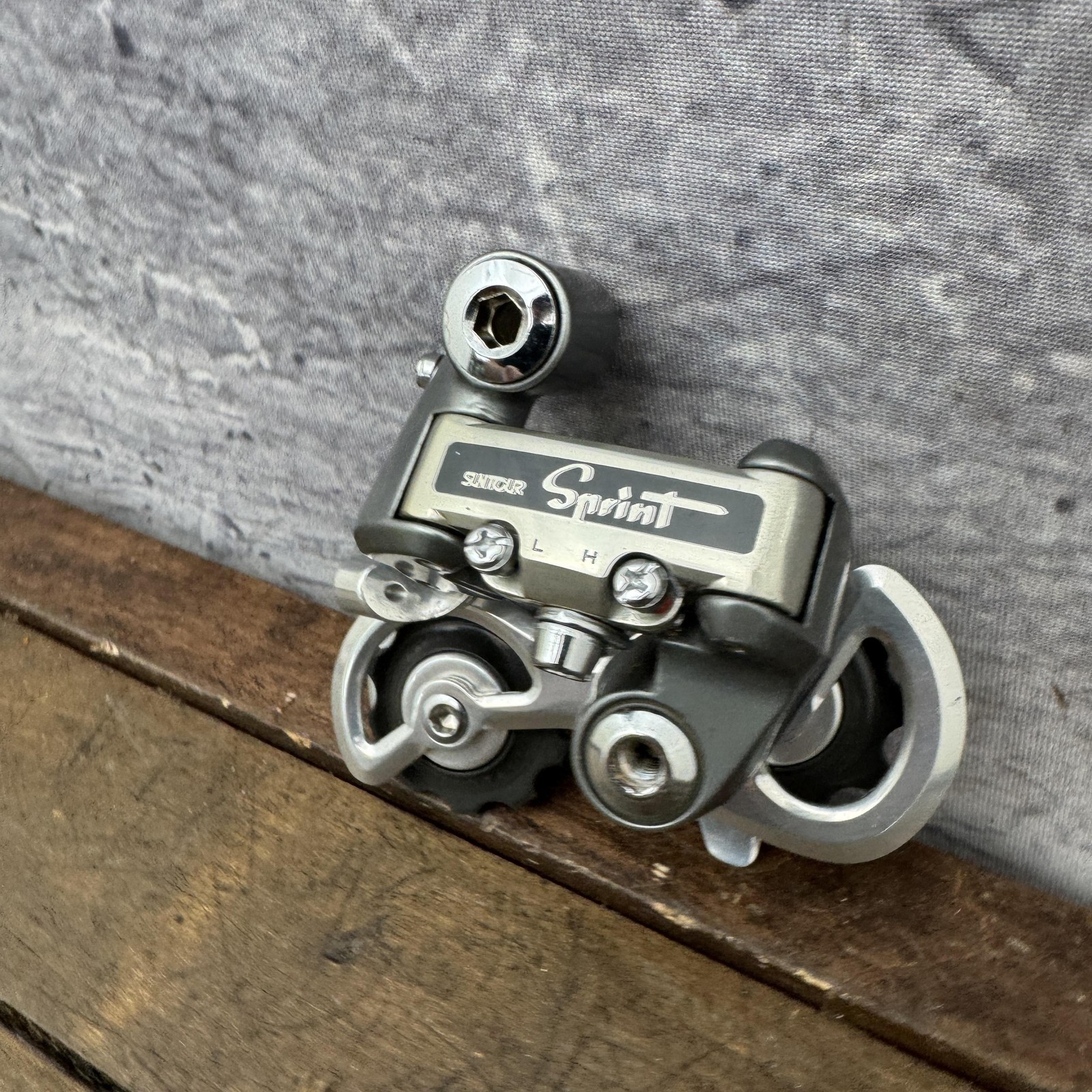 Vintage Suntour Sprint Rear Derailleur Short Cage NOS New Road Bike Japan 185g