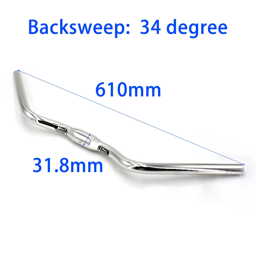 Bicycle Swallow Handlebar 31.8 * 600/610/620mm Comfort City Road Bike Handlebars