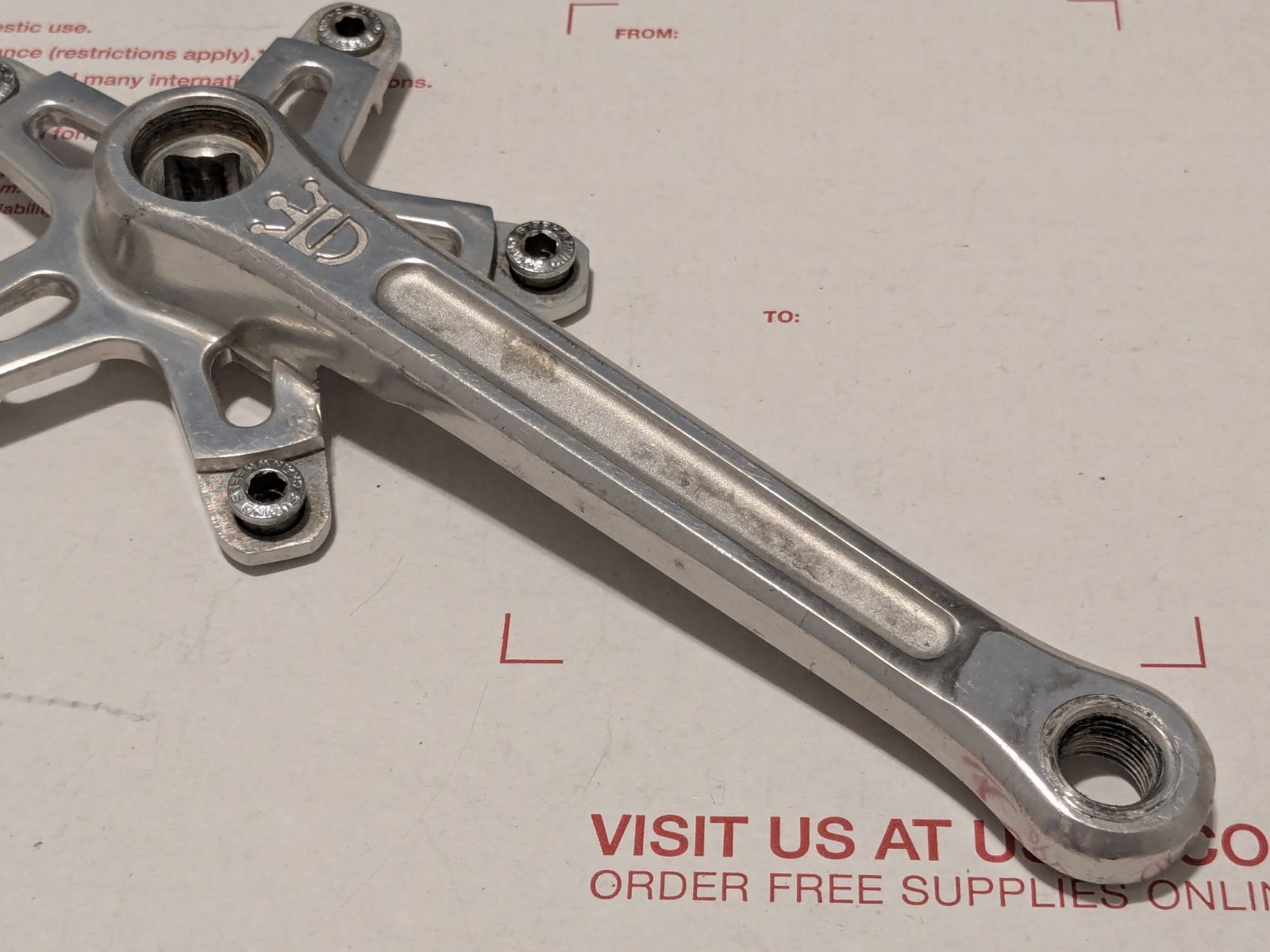 Vintage Sugino S Crown Right Crank Arm 171mm 110 BCD Road Touring BMX Bike Japan