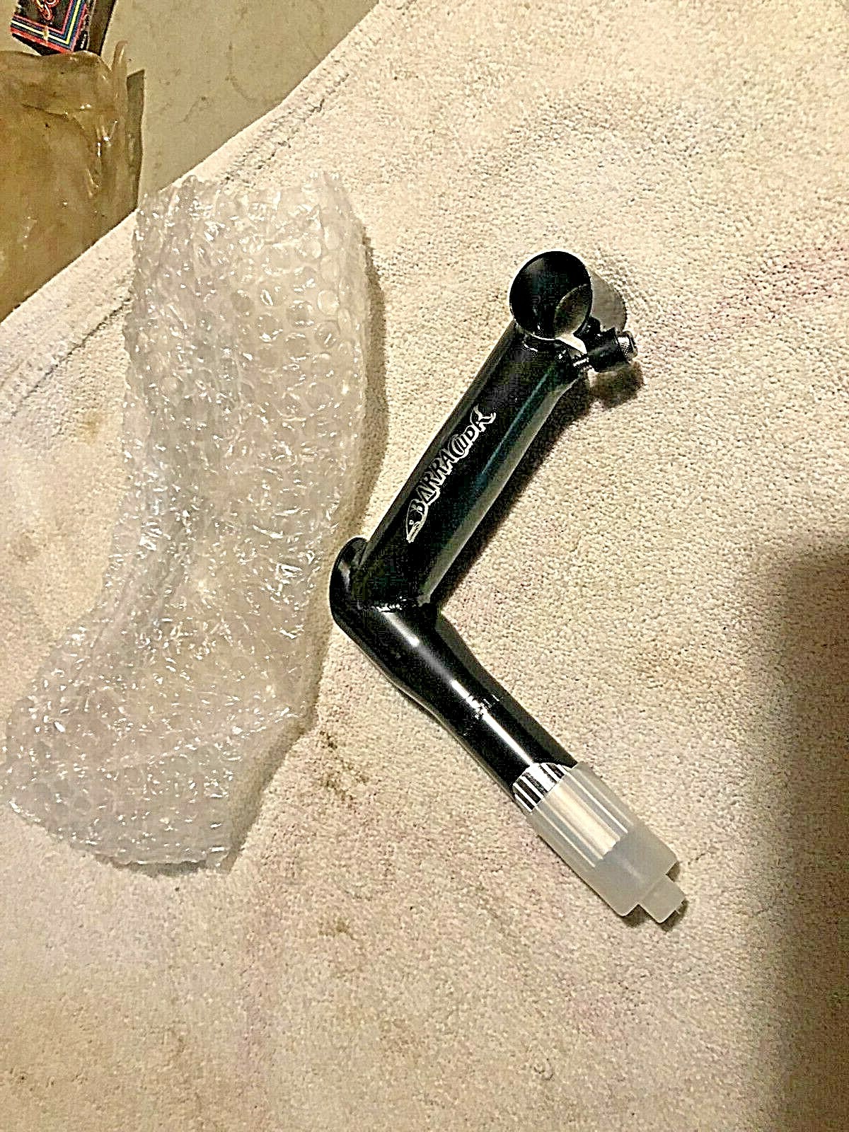 old school vintage Barracuda Chromoly Stem 25.4 Black NEW!