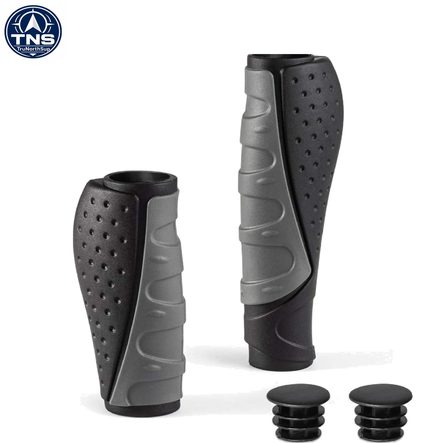 No-Slip Rubber Bike Handlebar Grips 2 Pack Universal for Bicycles MTB BMX E-B…