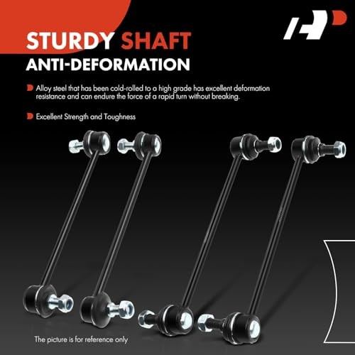 4Pcs Suspension Kit, Front and Rear Sway Bar Links Front and Rear Side