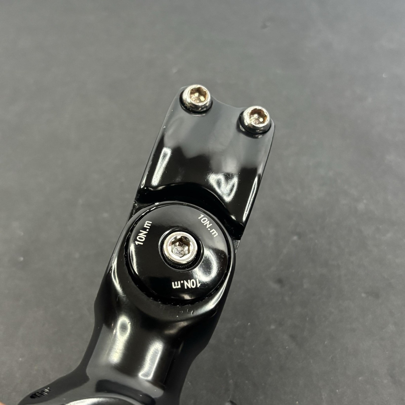 MTB Bike Stem Adjustable Angle Ahead Black Aluminum 4-Bolt Clamp For Parts