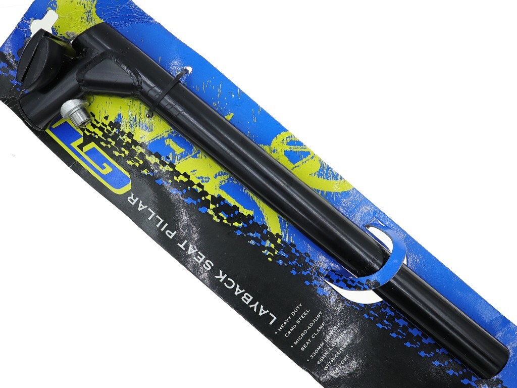NOS! GT Layback 66mm Micro Adjust CrMo Seat Post 25.4 X 330mm