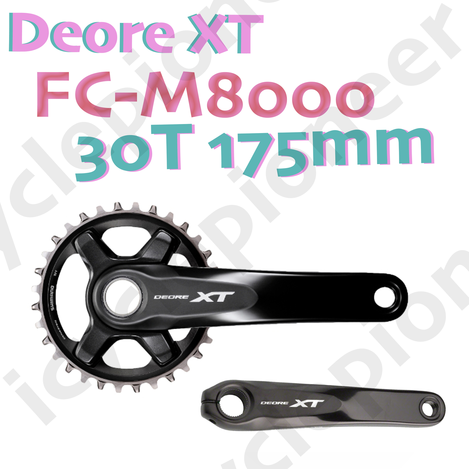 Shimano Deore XT FC-M8000-1 (30T 175mm) Crankset Without BB MTB