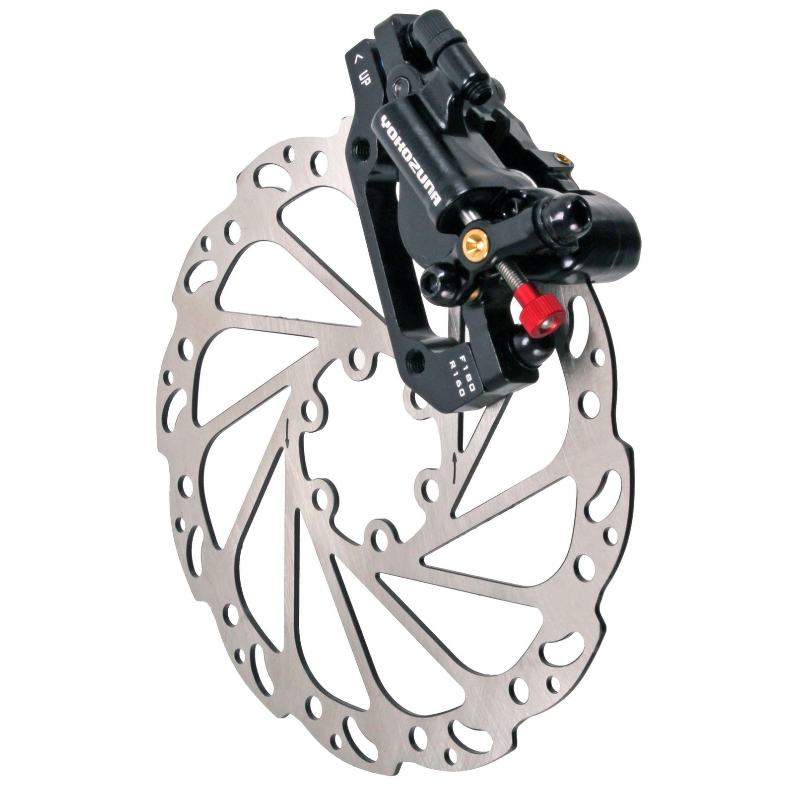 Yokozuna Motoko rear disc brake, flat/160mm – black