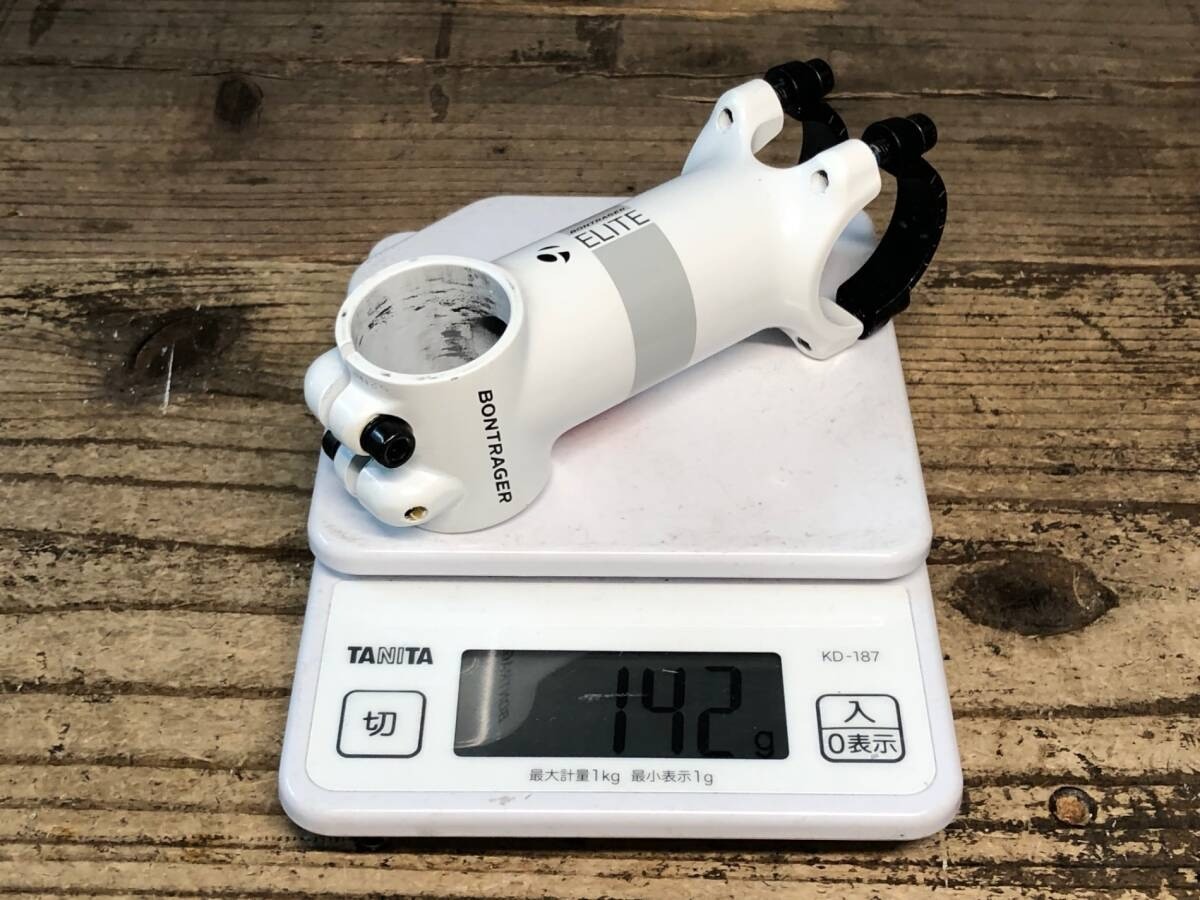 BONTRAGER ELITE BLENDR STEM Aluminum Stem White Diameter 1.25 in Length 3.54 in