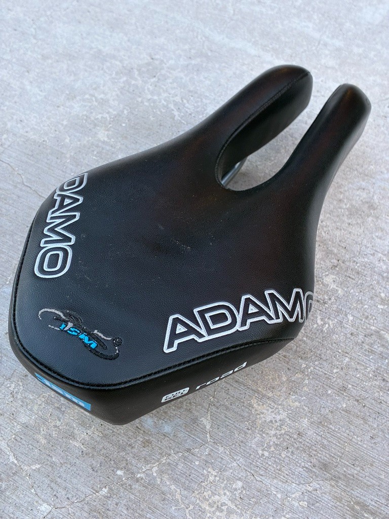 NOS ISM Adamo Gel Road TT/Tri Split Nose Saddle | CrMo Rails / Made in Taiwan