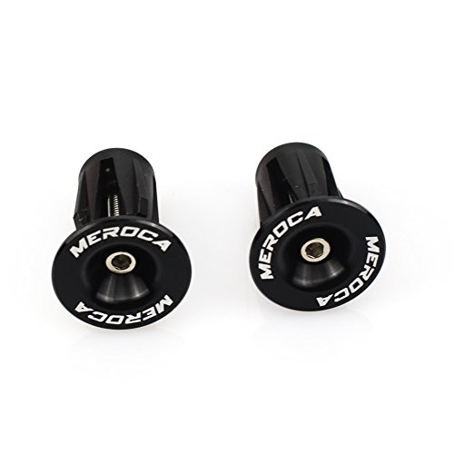 Bar End Plugs 2 Pack Aluminum Bar Ends Handlebar End Plugs Handlebar Black