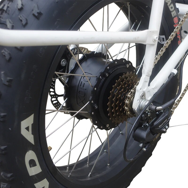 48V 1000W 20/24/26er Snow Fat Tire Electric Bike Brushless Gear Rear Hub Motor